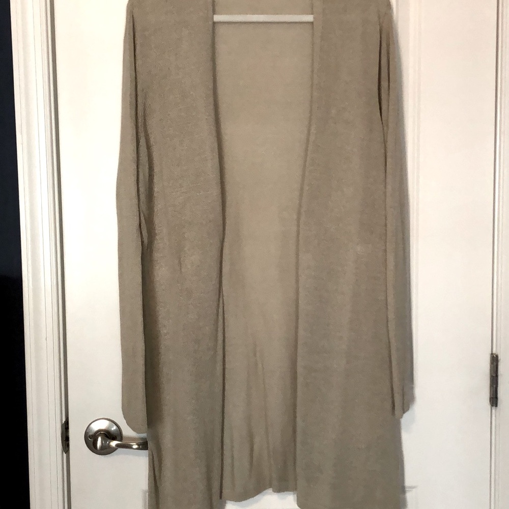 JJill long open cardigan
